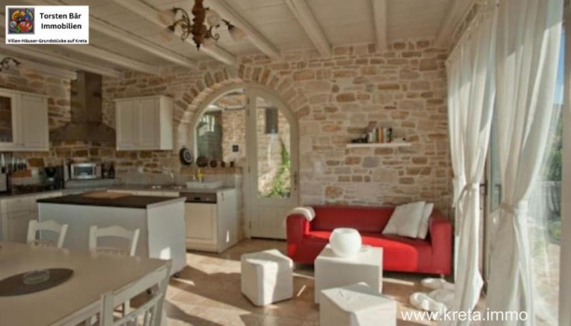 Pitsidia Süd Kreta, Pitsidia Luxusvilla mit Blick auf das libysche Meer Wfl.350qm Haus kaufen